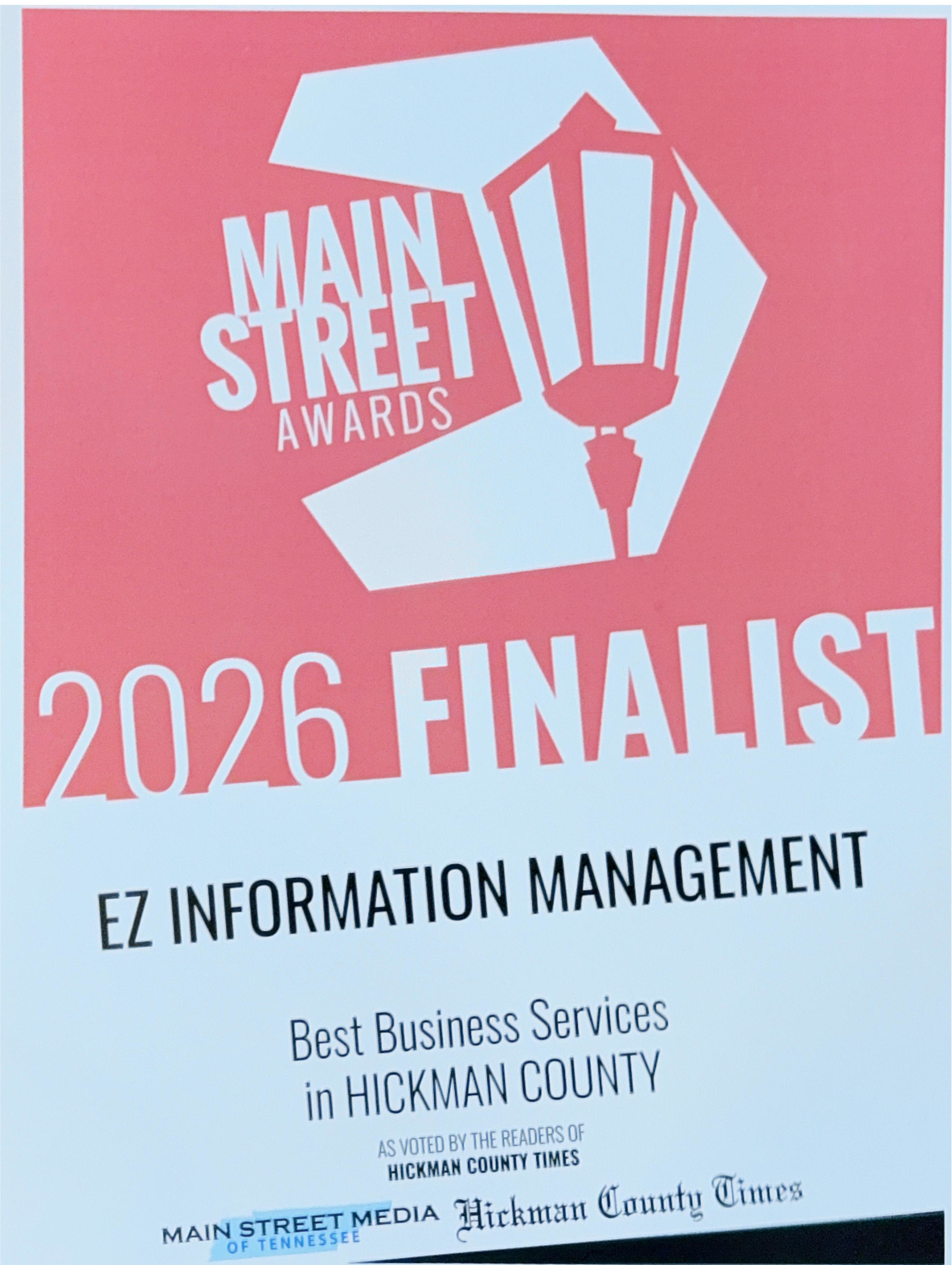 Mainstreet Recognition