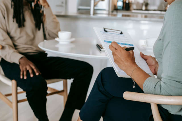 interview process with customer or business owner